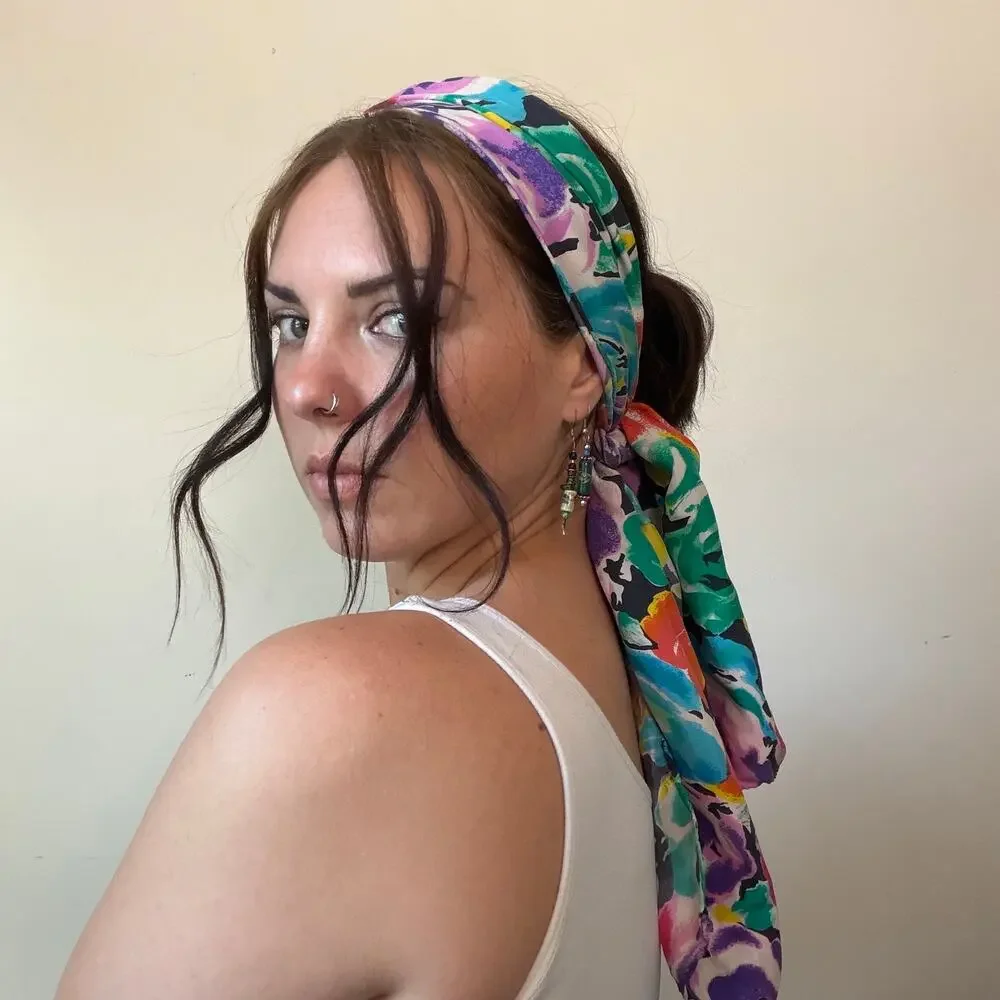 Vintage 80s colorful